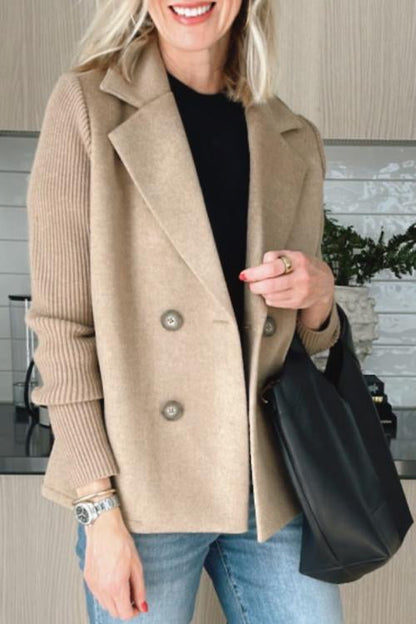 Lenore - Blazer chic à manches en maille