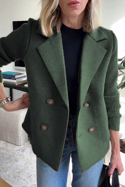 Lenore - Blazer chic à manches en maille