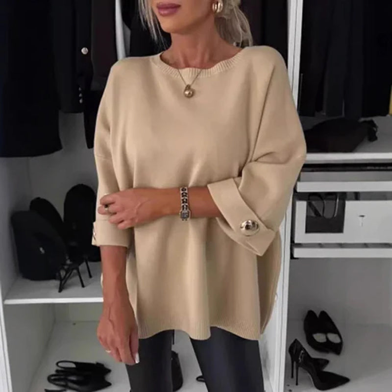 🎀Limited Sale 49% OFF🎀Women's Classic Solid Color Knit Top - Seldom Seen Styles