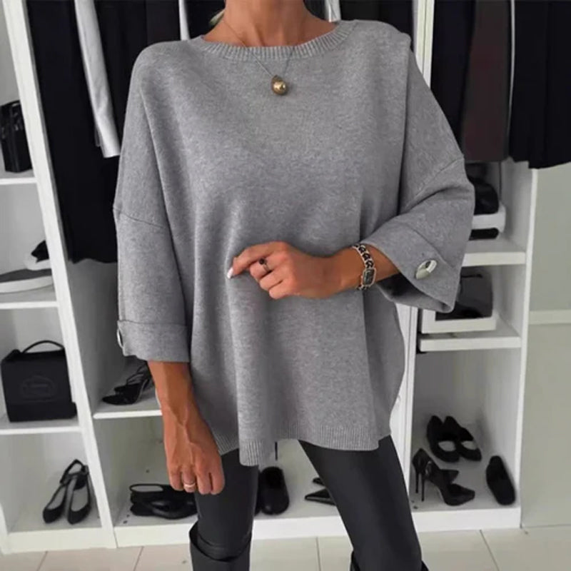 🎀Limited Sale 49% OFF🎀Women's Classic Solid Color Knit Top - Seldom Seen Styles
