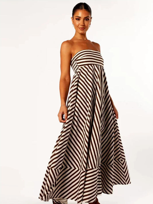 Lina Strapless Maxi Dress - Seldom Seen Styles