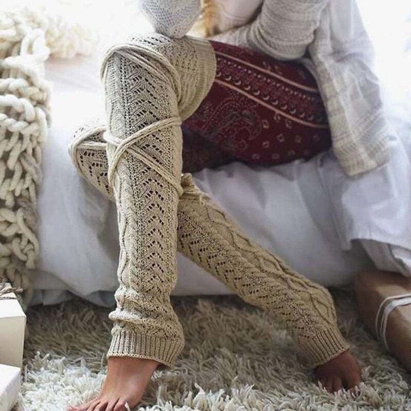 Long Knit Leg Warmers - Seldom Seen Styles