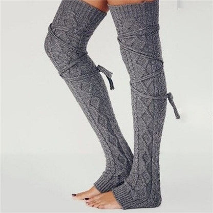 Long Knit Leg Warmers