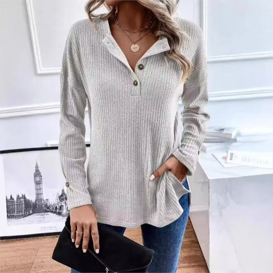 Long Sleeve Pullover Shirt - Seldom Seen Styles