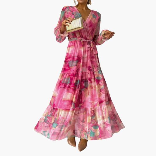 Long-Sleeve Summer Dress - Women's Fashion for Sunny Days - Seldom Seen Styles