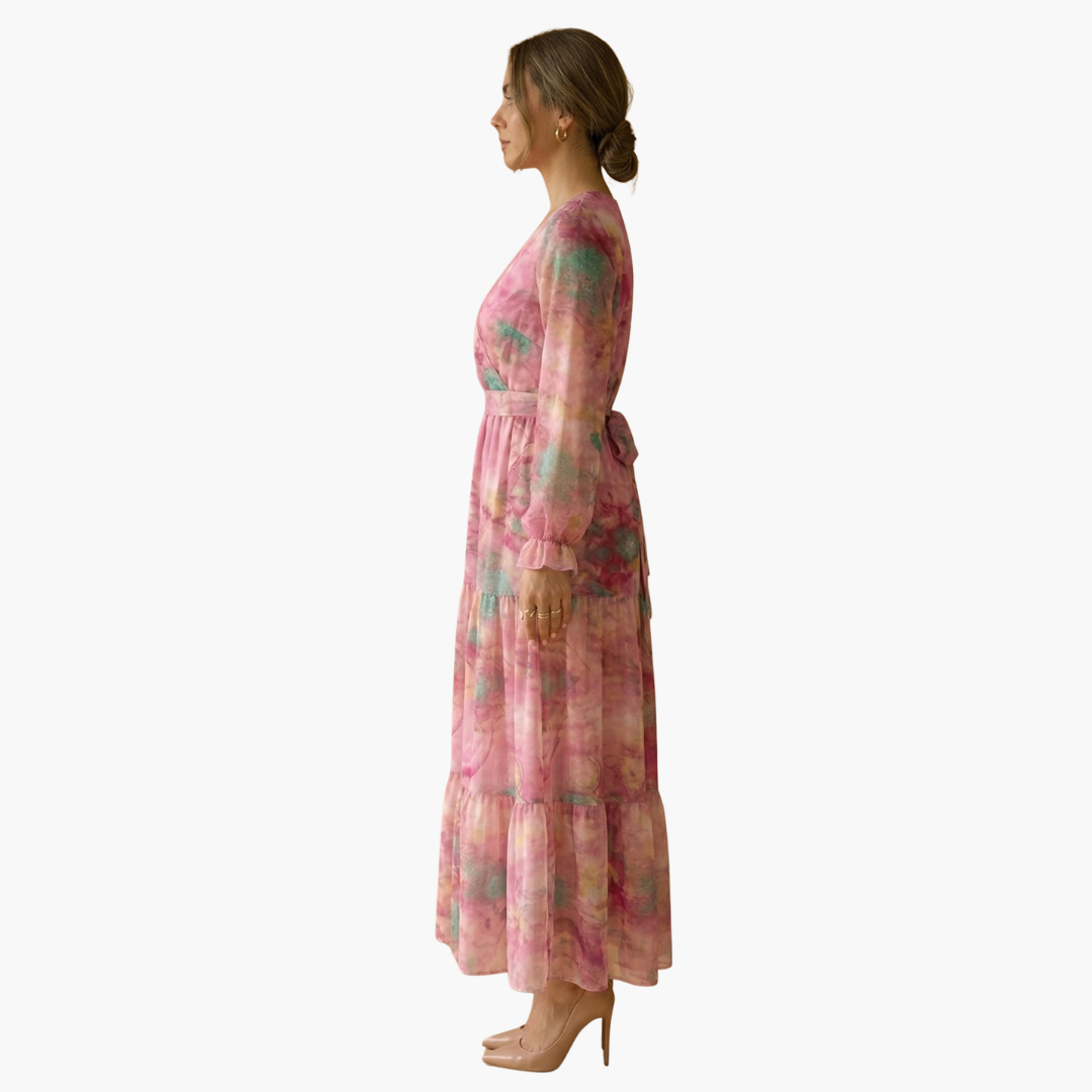 Long-Sleeve Summer Dress - Women's Fashion for Sunny Days - Seldom Seen Styles