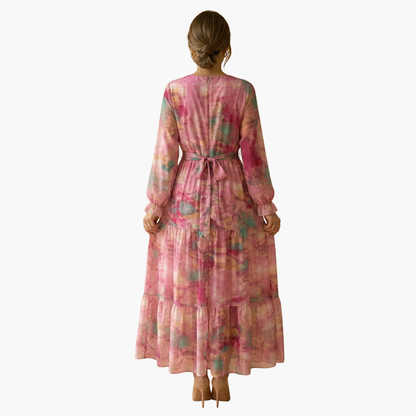 Long-Sleeve Summer Dress - Women's Fashion for Sunny Days