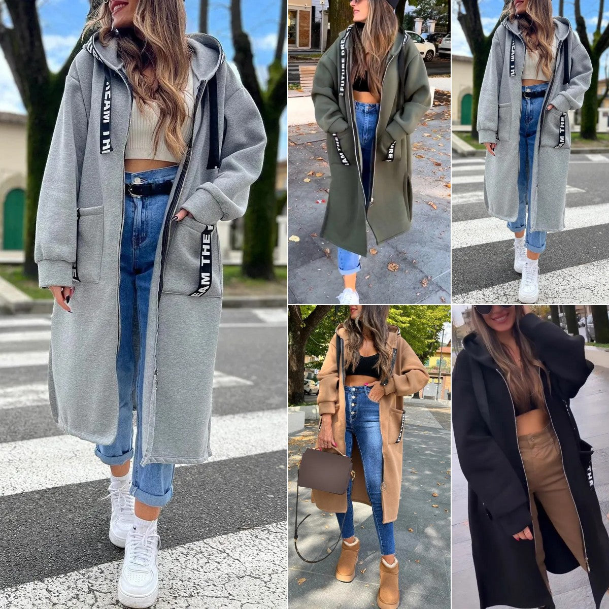 Long hooded sweatshirt for women - Seldom Seen Styles