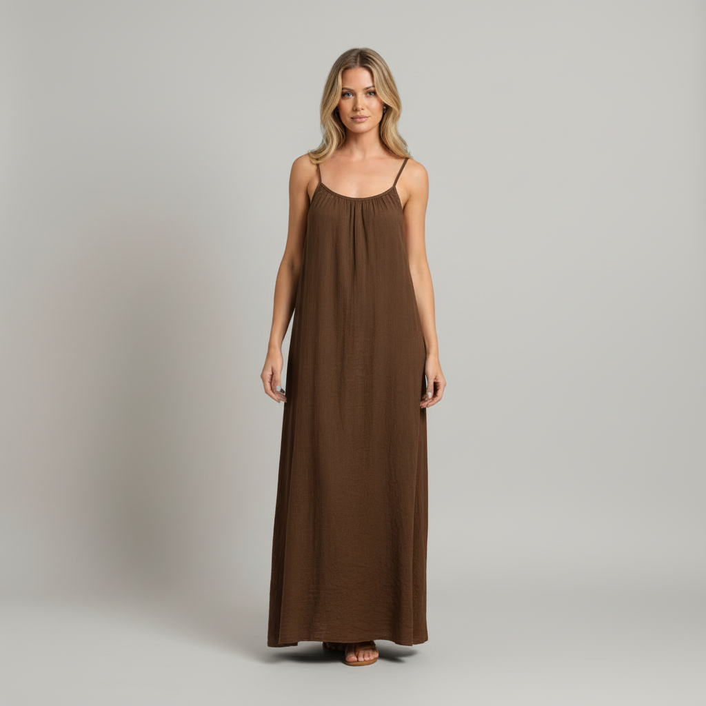 Loose Fit Spaghetti Strap Dress - Seldom Seen Styles