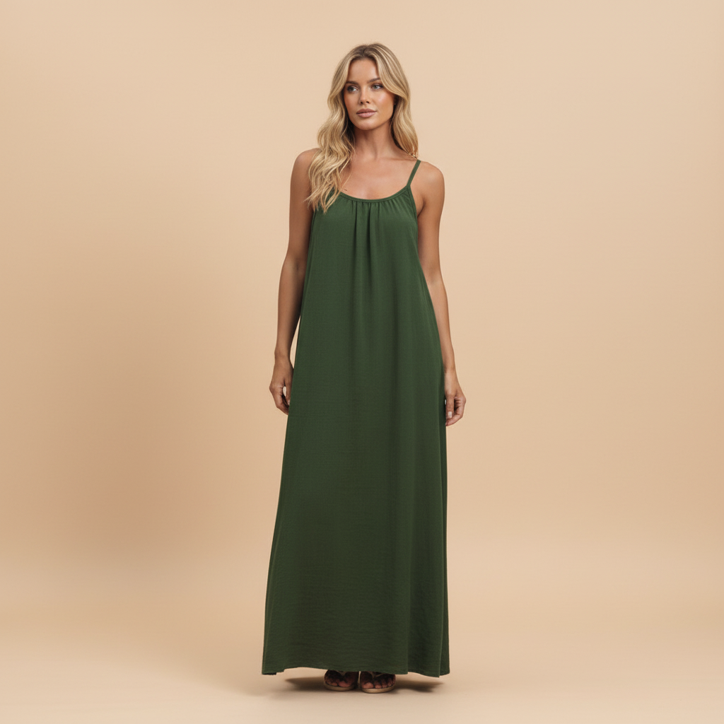 Loose Fit Spaghetti Strap Dress - Seldom Seen Styles