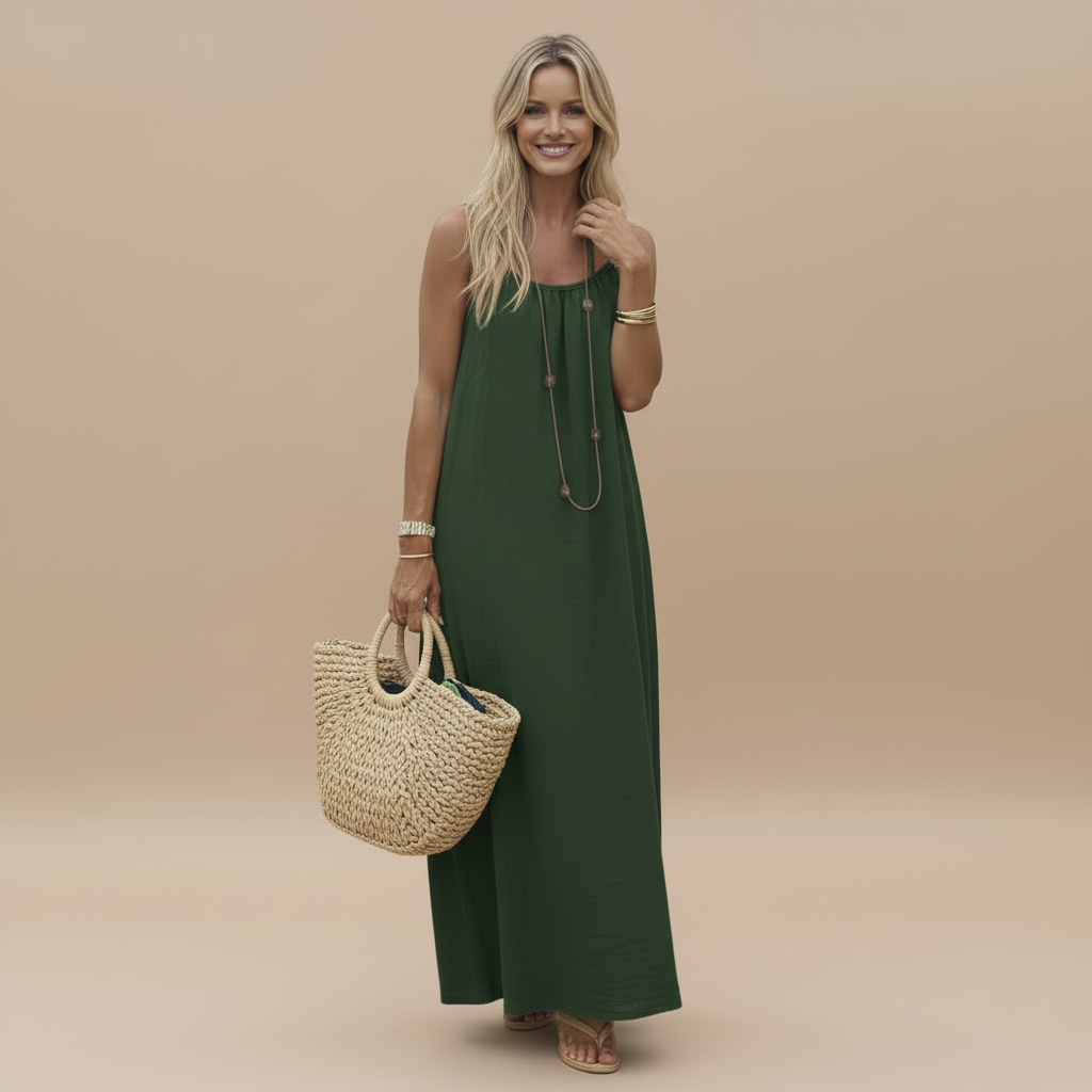 Loose Fit Spaghetti Strap Dress - Seldom Seen Styles
