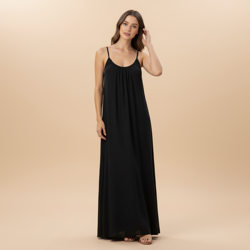 Loose Fit Spaghetti Strap Dress - Seldom Seen Styles