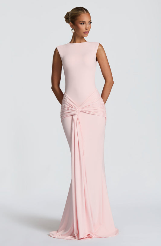 Lorenza Maxi Dress - Blush - Seldom Seen Styles