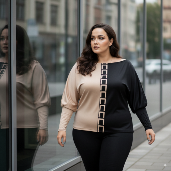 LUNACHIC - MODNY ZESTAW KOSZULA I SPODNIE