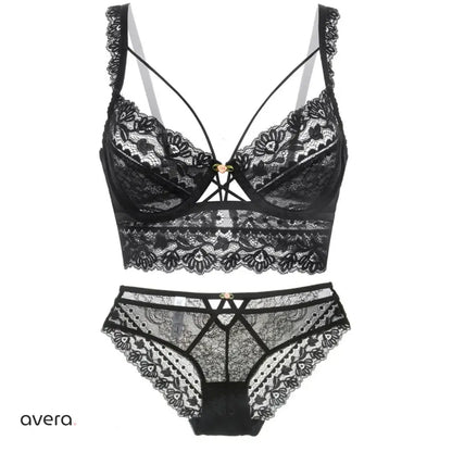 Ensemble de lingerie push-up en dentelle de luxe