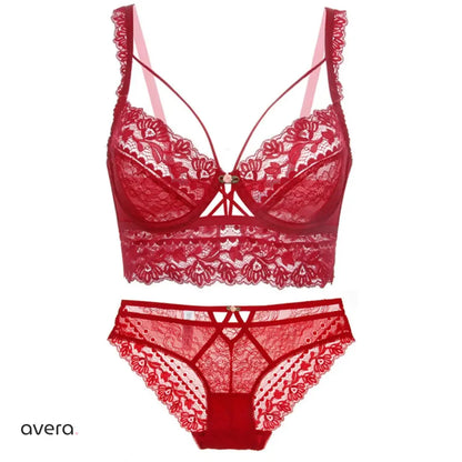 Ensemble de lingerie push-up en dentelle de luxe