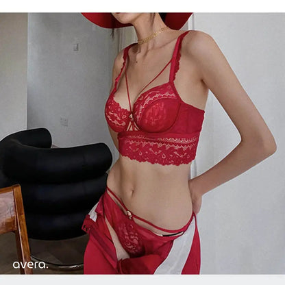 Ensemble de lingerie push-up en dentelle de luxe