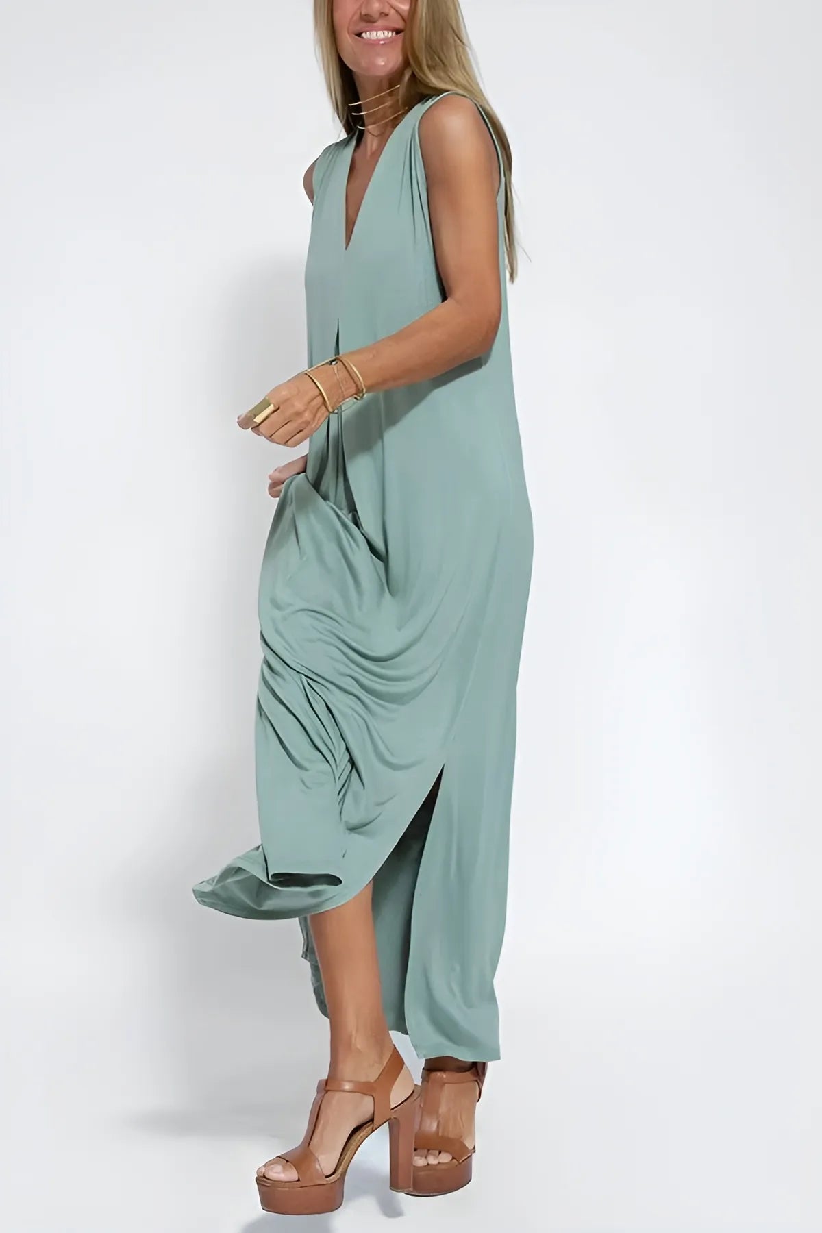 Lyvazza™ - Elegant long dress + matching cardigan FREE - Seldom Seen Styles