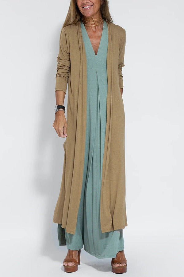 Lyvazza™ - Elegant long dress + matching cardigan FREE - Seldom Seen Styles