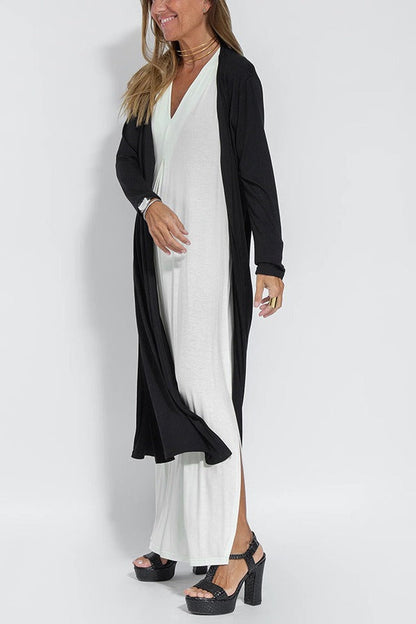 Lyvazza™ – Elegantes langes Kleid + passender Strickjacke GRATIS