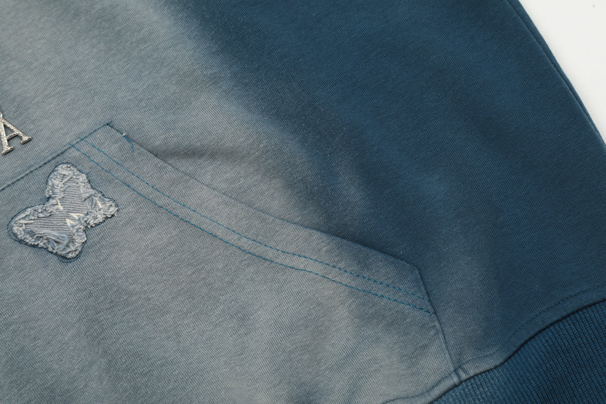 MAXDEPY Butterfly Spray Wash Hoodie - Seldom Seen Styles