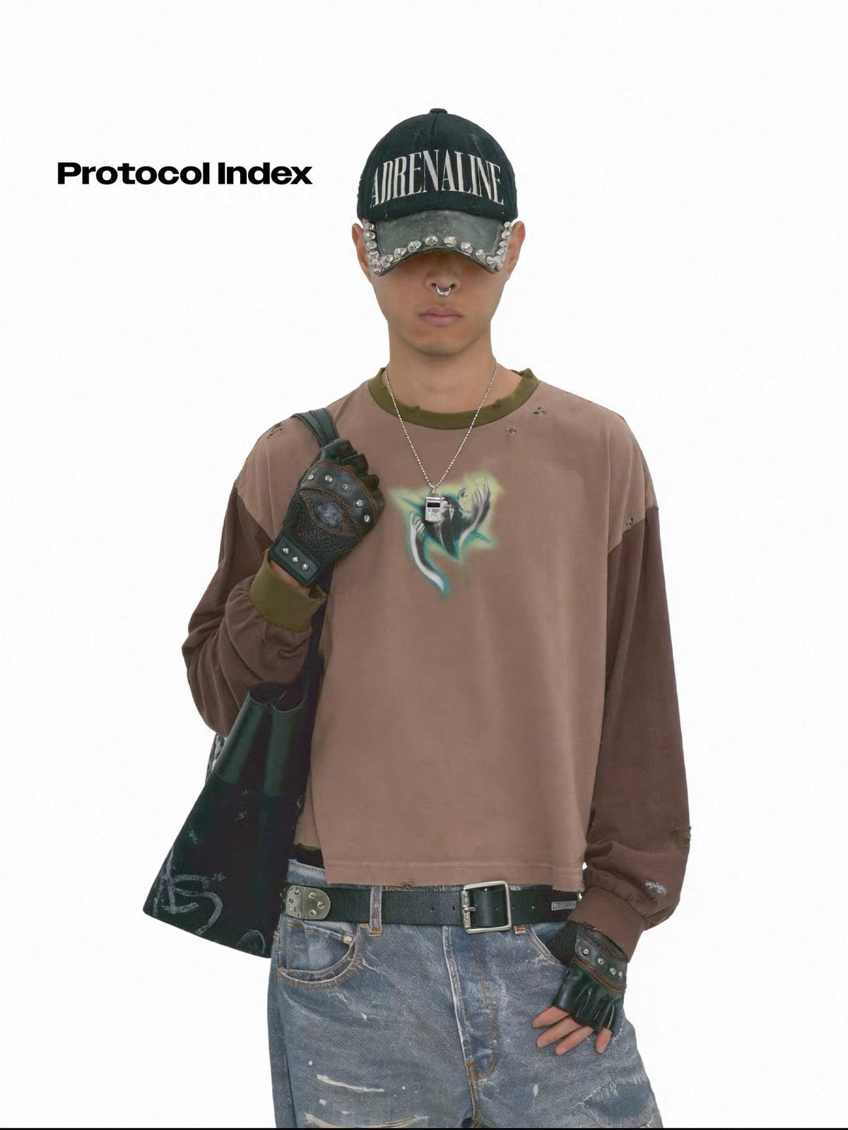 MSTR ME TONAL L/S TEE - BROWN - Seldom Seen Styles
