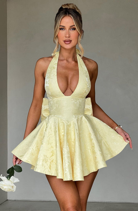Madeline Playsuit - Lemon - Seldom Seen Styles