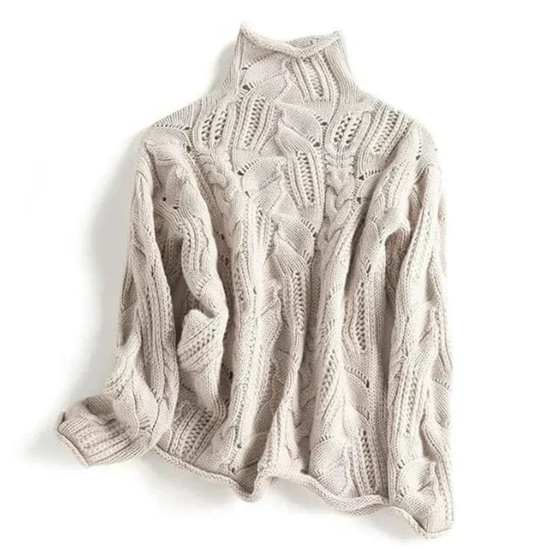Mady | Soft warm cashmere polo shirt - Seldom Seen Styles