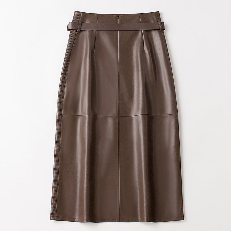 Samantha Leather Skirt - Seldom Seen Styles