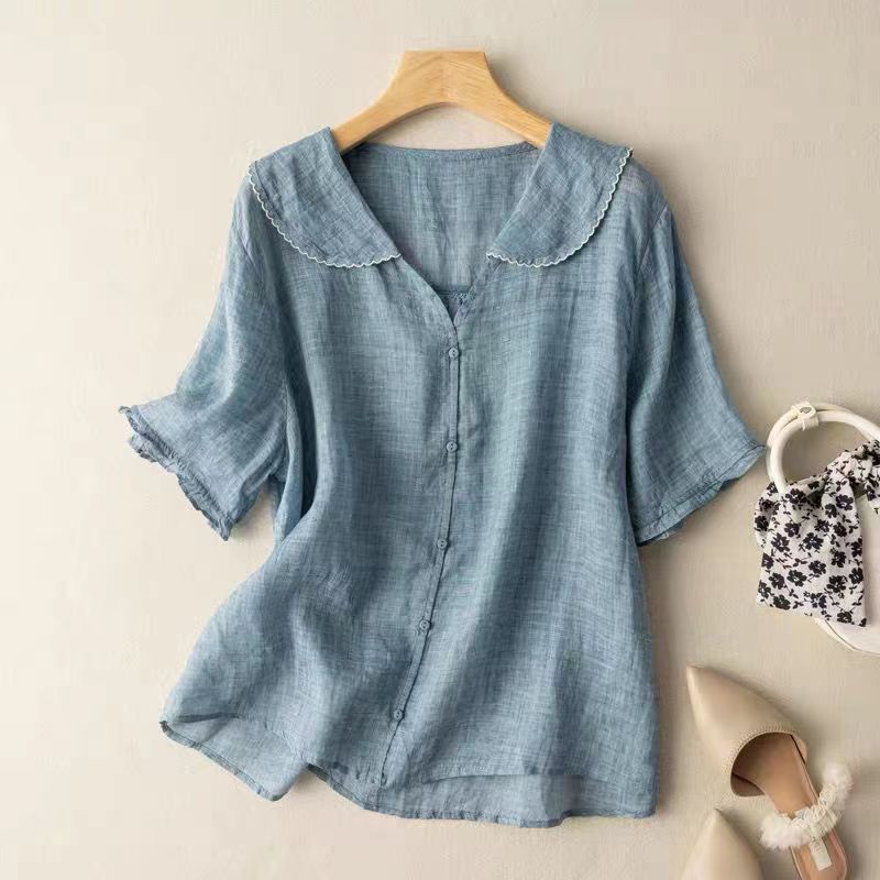 Kristi™ | Vintage Blouse with Button Detail - Seldom Seen Styles