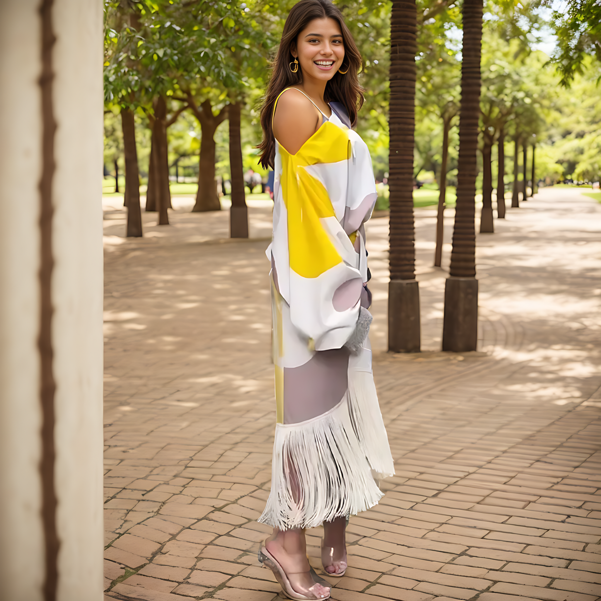 Maisie | Women's One-Shoulder Wrap Midi Dress - Seldom Seen Styles