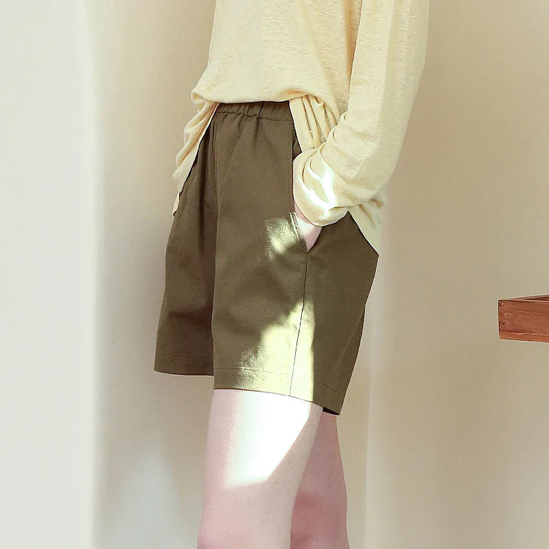 Malia Linen Lounge Shorts - Seldom Seen Styles