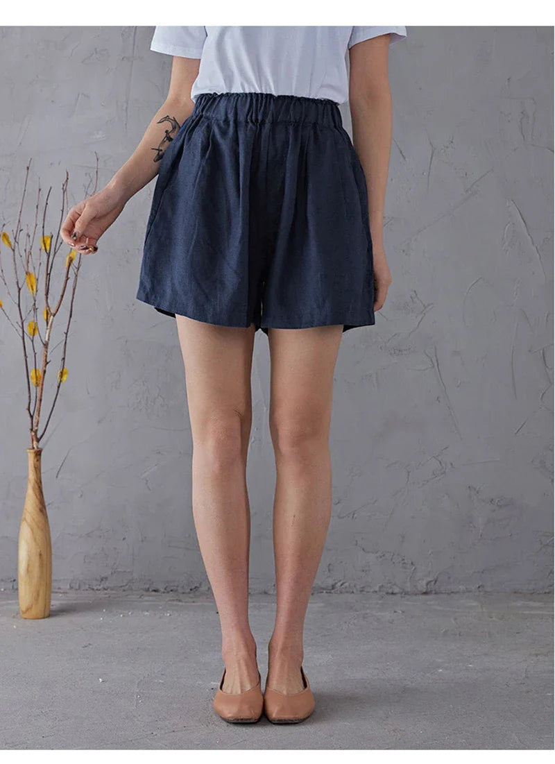 Malia Linen Lounge Shorts - Seldom Seen Styles