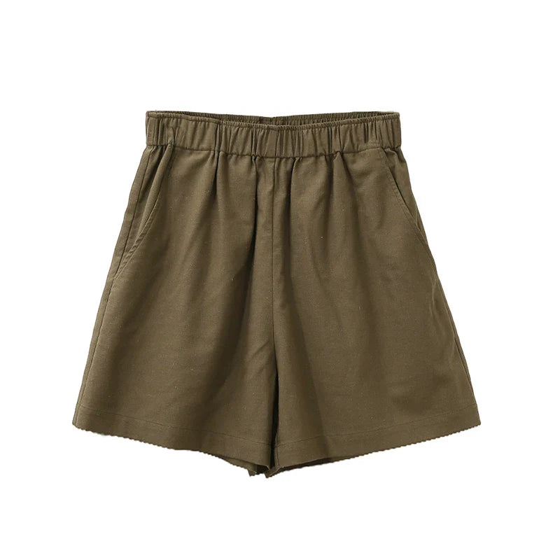 Malia Linen Lounge Shorts - Seldom Seen Styles