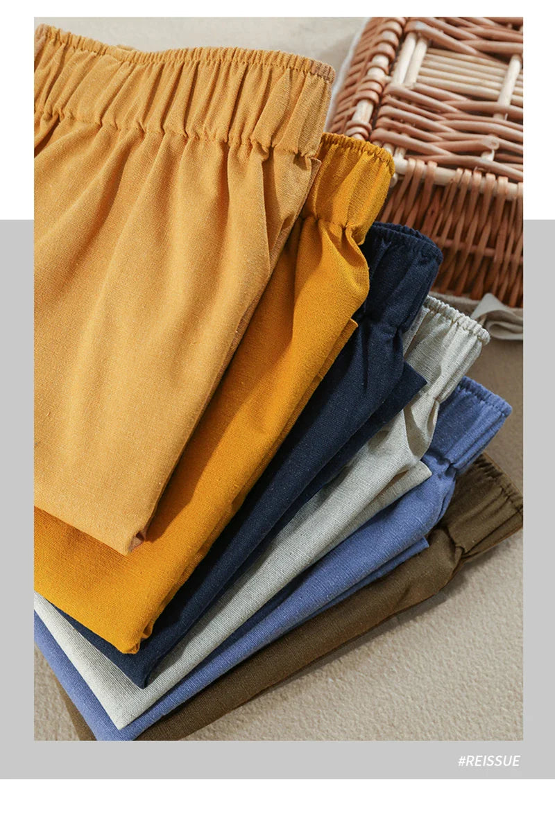 Malia Linen Lounge Shorts - Seldom Seen Styles