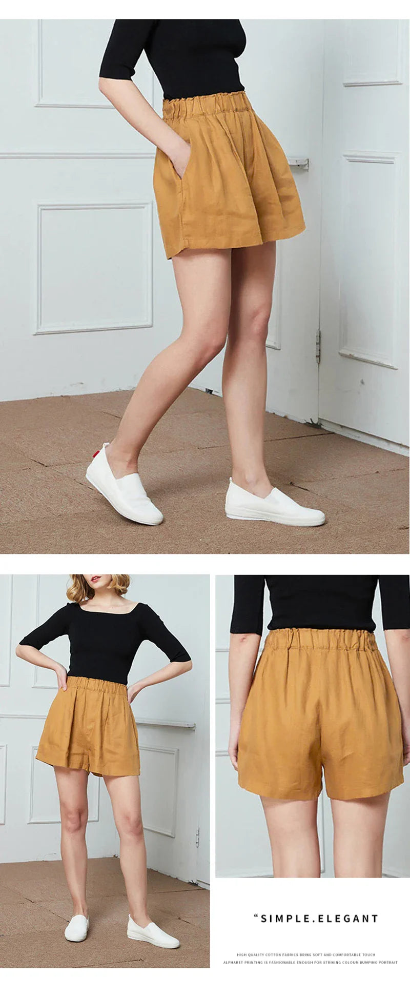Malia Linen Lounge Shorts - Seldom Seen Styles