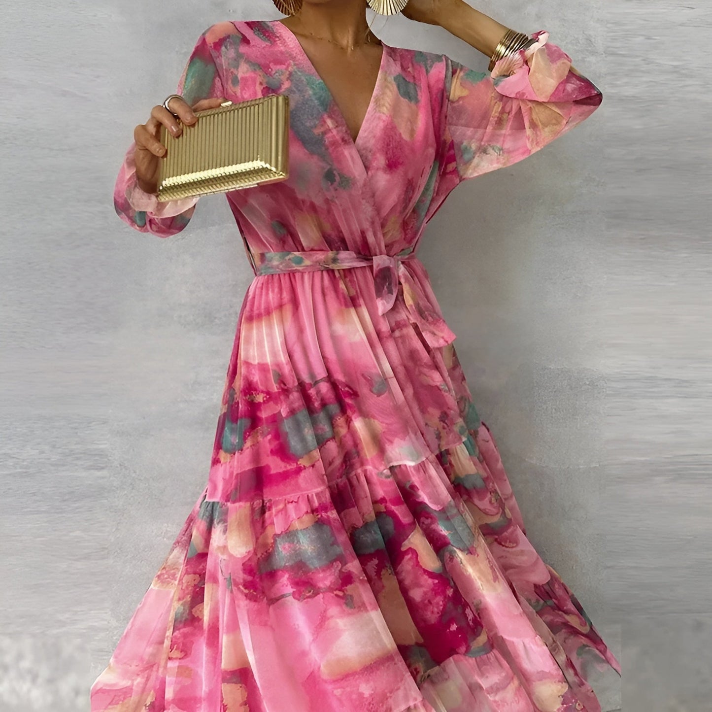 Women’s Floral Romantic Pleated Occasion Summer Dresses - Seldom Seen Styles