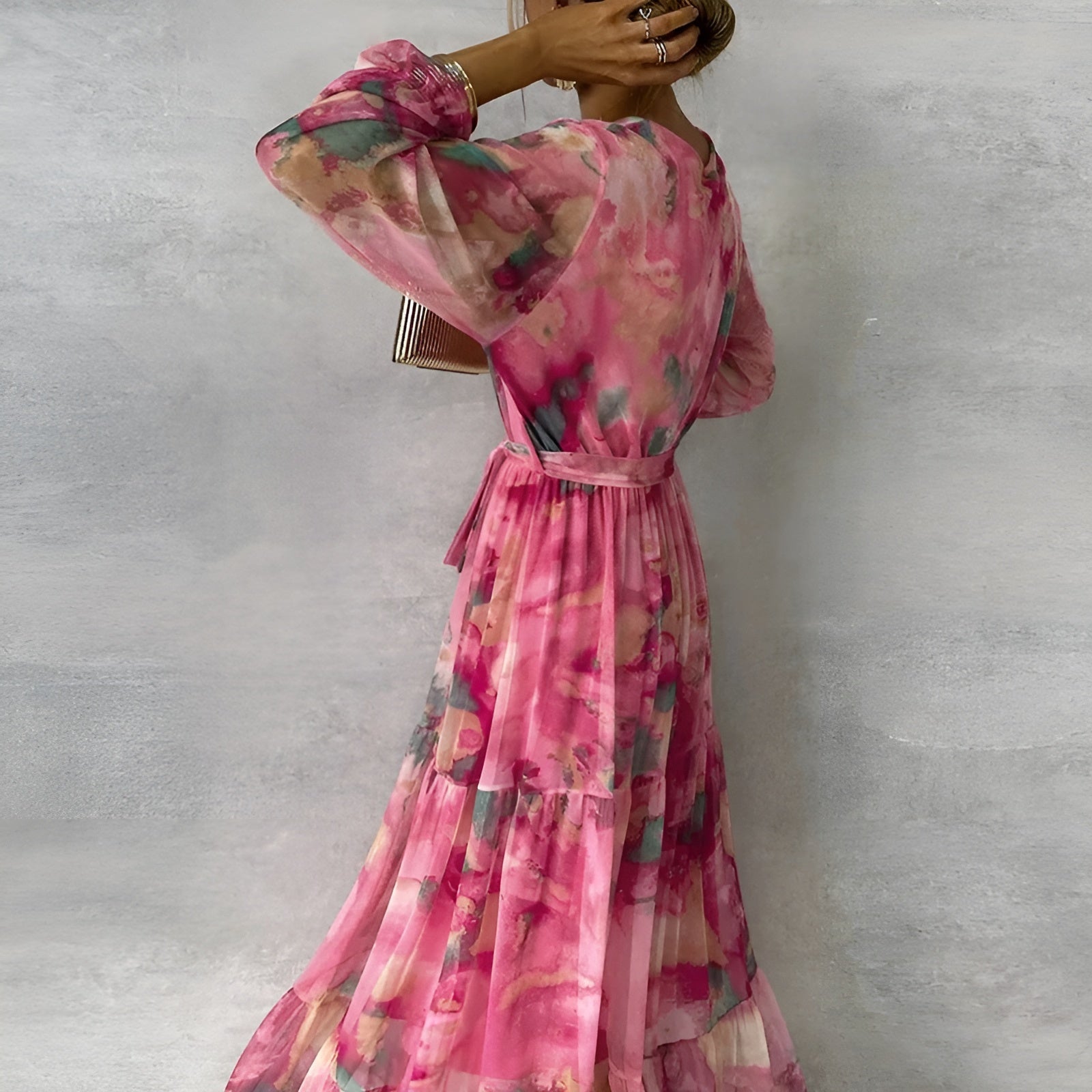 Women’s Floral Romantic Pleated Occasion Summer Dresses - Seldom Seen Styles