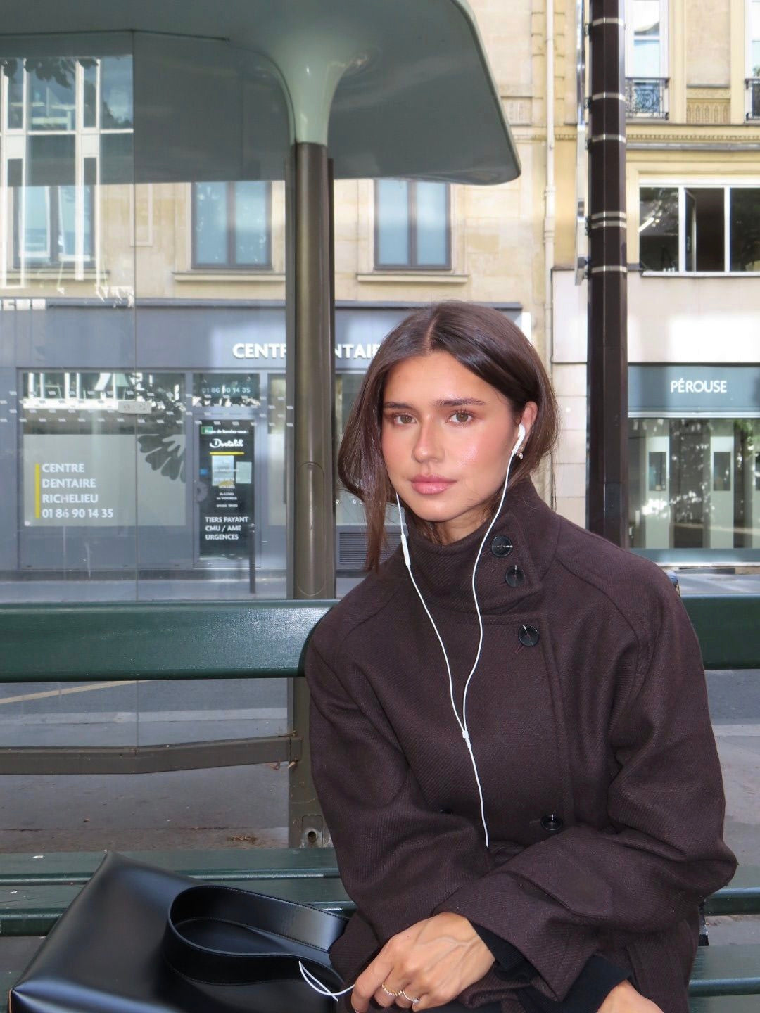 Martha | High-Neck Buttoned Jacket - Seldom Seen Styles