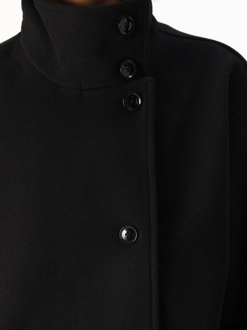 Martha | High-Neck Buttoned Jacket - Seldom Seen Styles
