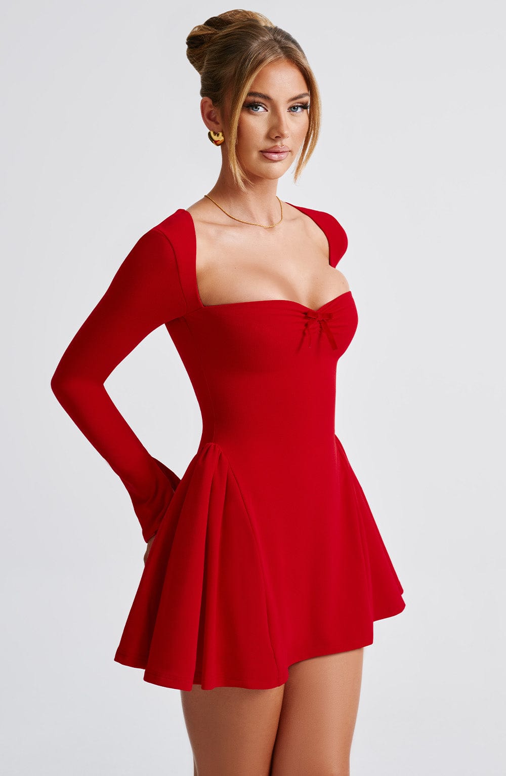 Megan Mini Dress - Red - Seldom Seen Styles