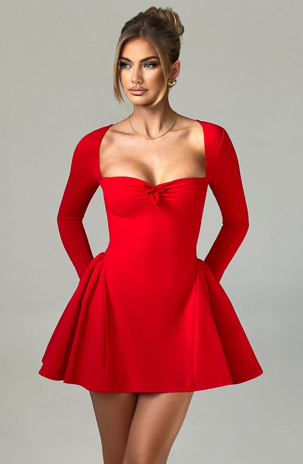 Megan Mini Dress - Red - Seldom Seen Styles