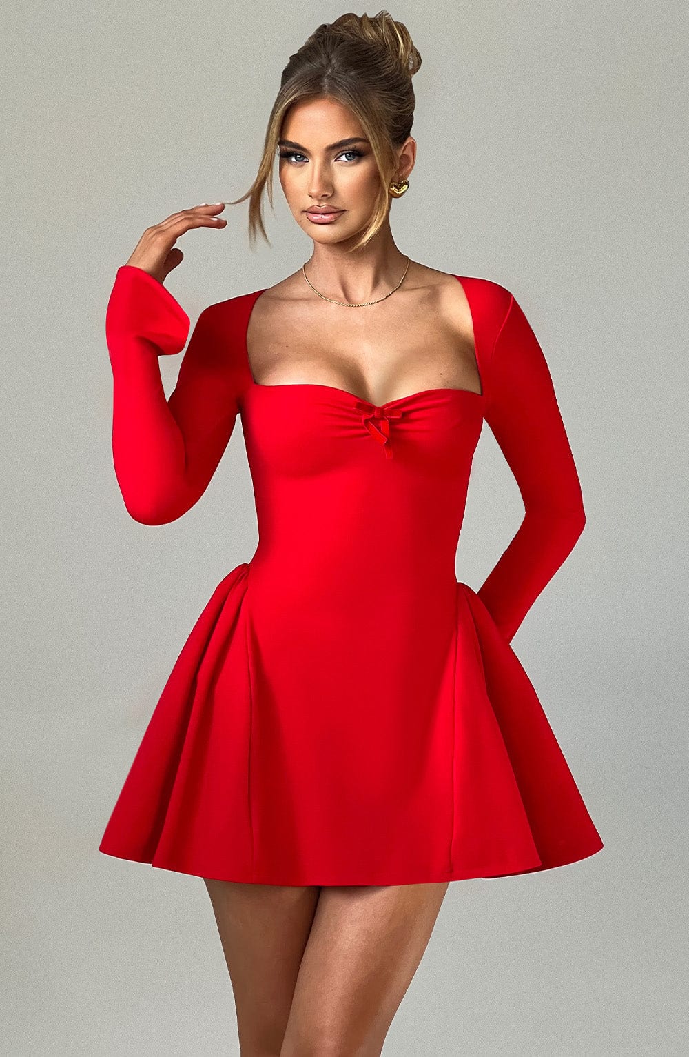 Megan Mini Dress - Red - Seldom Seen Styles