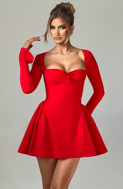 Megan Minikleid - Rot