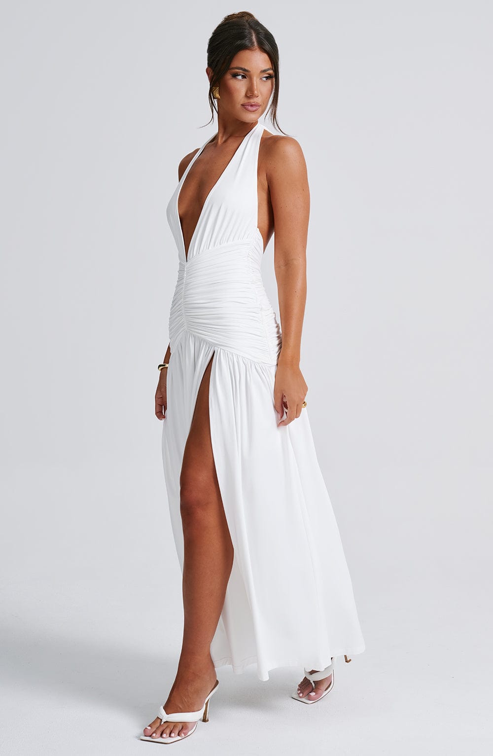 Melania Maxi Dress - White - Seldom Seen Styles
