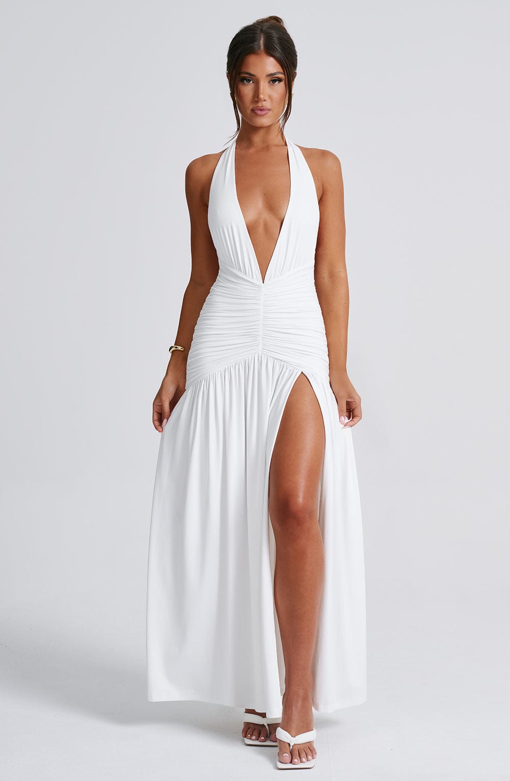 Melania Maxi Dress - White - Seldom Seen Styles