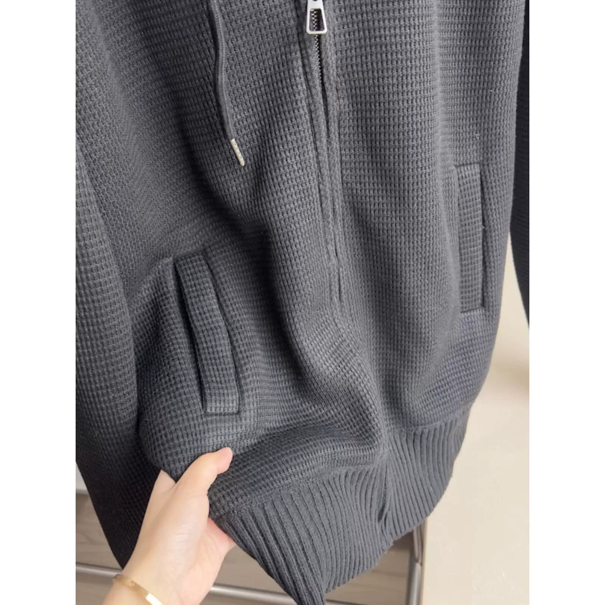 Men's Zip Up Hoodie Heavyweight Winter Sweatshirt Fleece Sherpa Lined Warm Jacket - Seldom Seen Styles