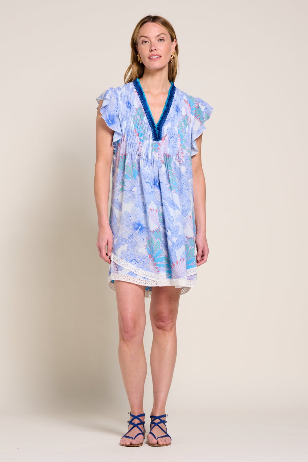 Mini Dress Sasha - Blue Padang - Seldom Seen Styles
