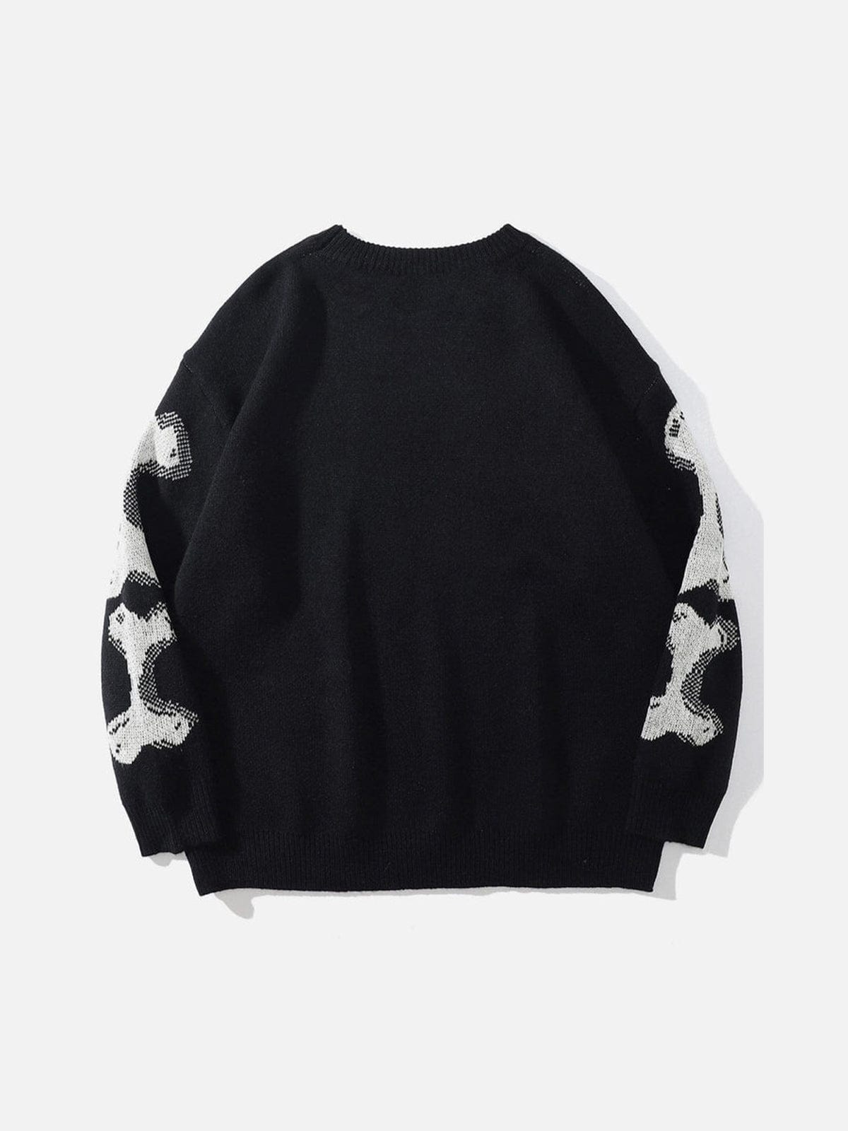 NEV Skeleton Print Knit Sweater - Seldom Seen Styles