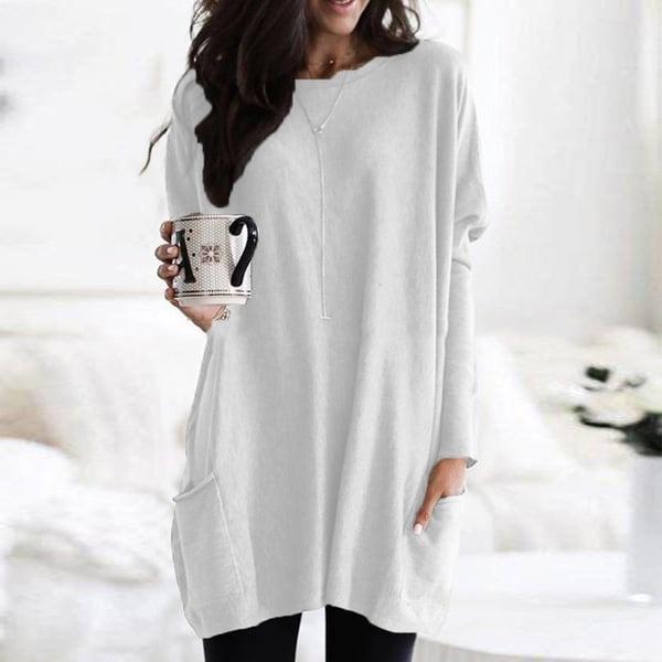 New long sleeve casual pocket t-shirt - Seldom Seen Styles